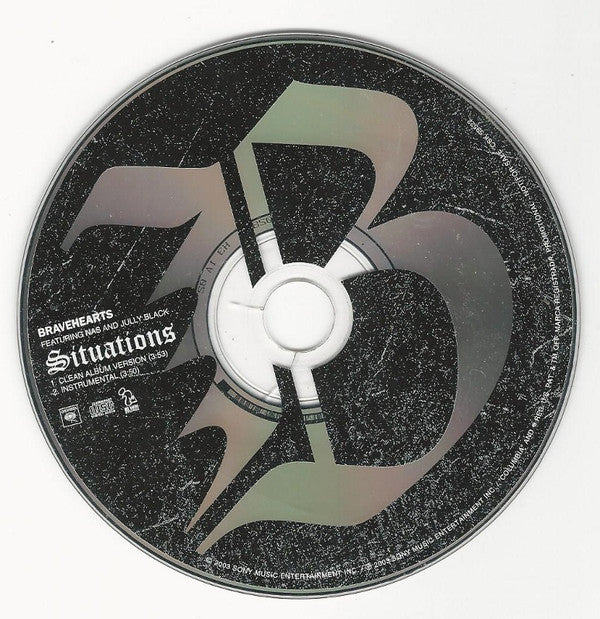 Bravehearts : Situations  (CD, Single)