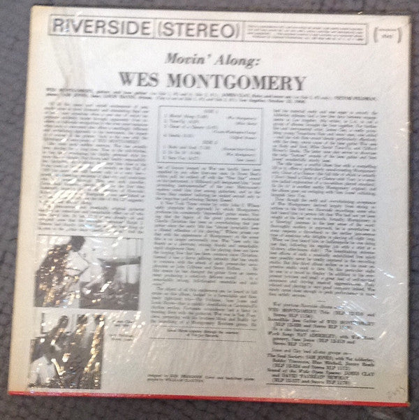 Wes Montgomery : Movin' Along (LP, Album, RE)