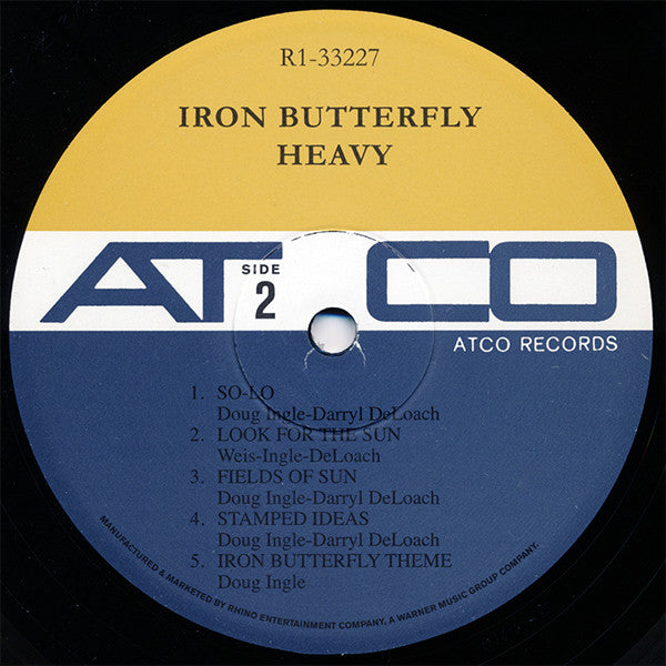 Iron Butterfly : Heavy (LP, Album, Mono, Ltd, RE, RM, 180)
