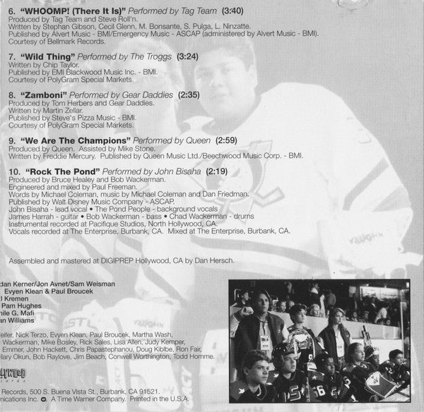 Various : D2: The Mighty Ducks (Songs From The Motion Picture) (CD, Comp)