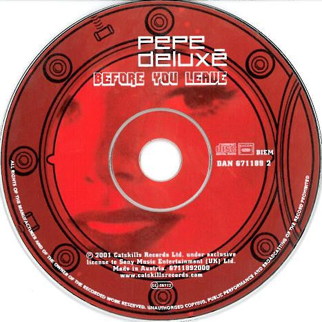 Pepe Deluxé : Before You Leave (CD, Maxi)