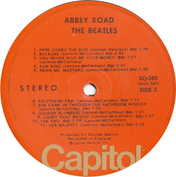 The Beatles : Abbey Road (LP, Album, RE, Pin)