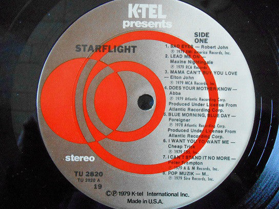 Various : Starflight (LP, Comp, 19 )