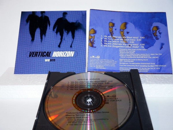 Vertical Horizon : We Are (CD, Single, Promo)