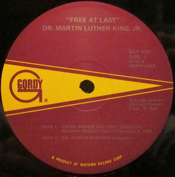 Dr. Martin Luther King, Jr. : ...Free At Last (LP)