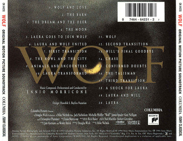 Ennio Morricone : Wolf (Original Motion Picture Soundtrack) (CD, Album)