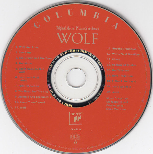 Ennio Morricone : Wolf (Original Motion Picture Soundtrack) (CD, Album)