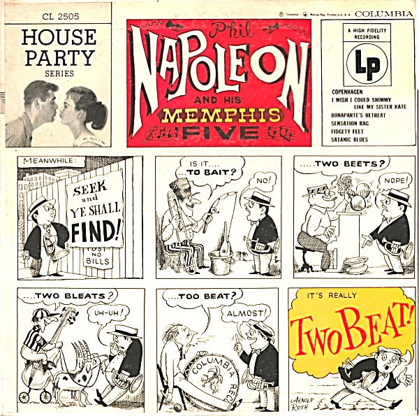 Phil Napoleon And His Memphis Five : Two-Beat (10", Album, Mono)