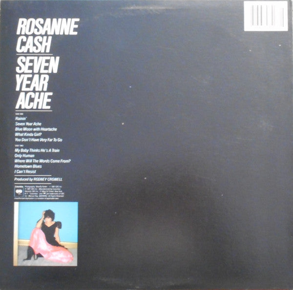 Rosanne Cash : Seven Year Ache (LP, Album, RE, Ter)