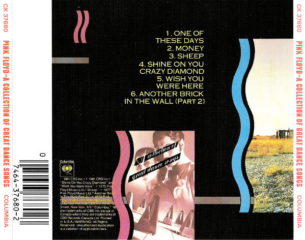 Pink Floyd : A Collection Of Great Dance Songs (CD, Comp, RE)