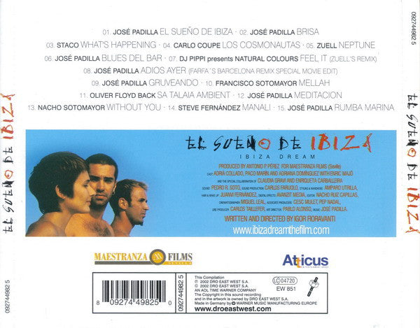José Padilla : El Sueño De Ibiza (Ibiza Dream) (CD, Comp)