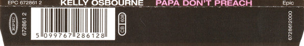 Kelly Osbourne : Papa Don't Preach (CD, Single, Enh)