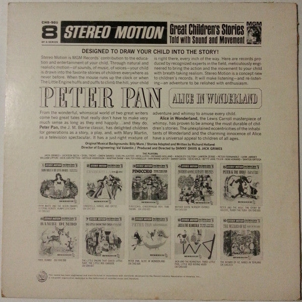 Various : Peter Pan / Alice In Wonderland (LP)