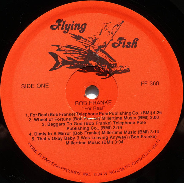 Bob Franke : For Real (LP)