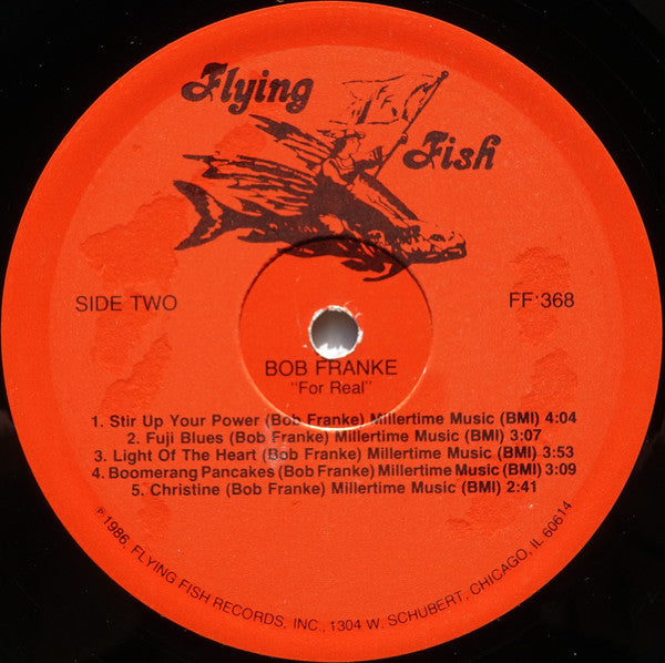 Bob Franke : For Real (LP)
