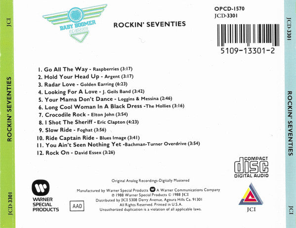 Various : Rockin' Seventies (CD, Comp)