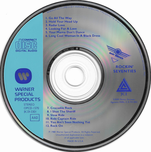 Various : Rockin' Seventies (CD, Comp)