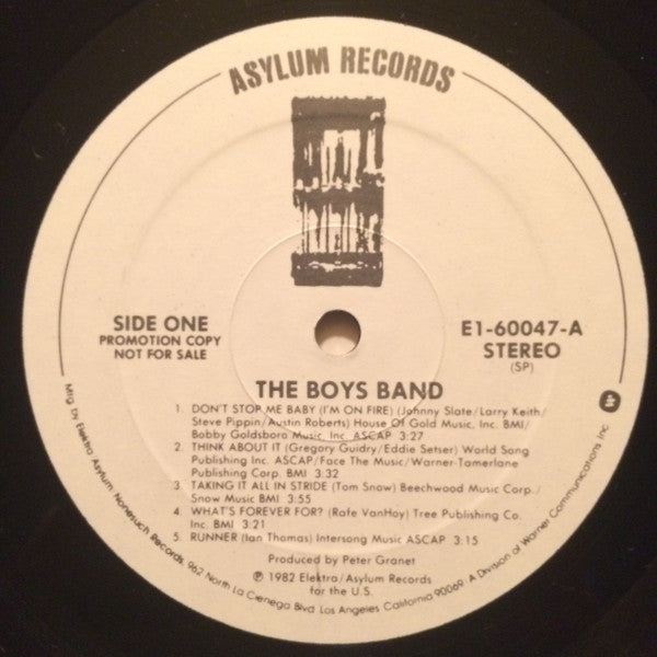 The Boys Band : The Boys Band (LP, Album, Promo, Spe)