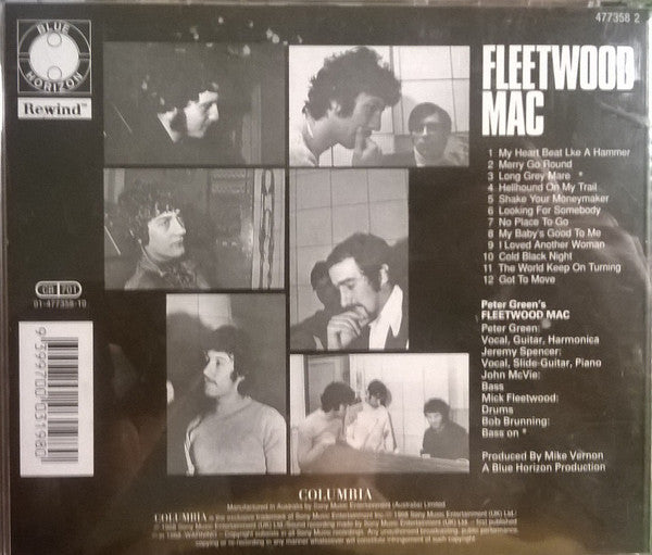 Fleetwood Mac : Fleetwood Mac  (CD, Album, RE + CD, Album, RE + CD, Album, RE + Bo)