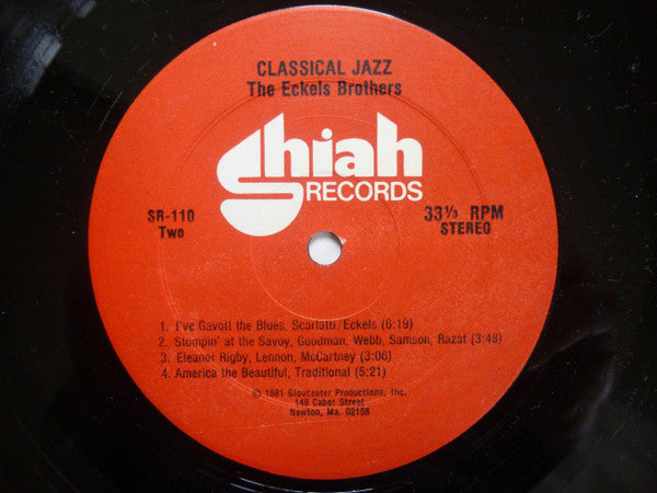 The Eckels Brothers : Classical Jazz (LP, Album)