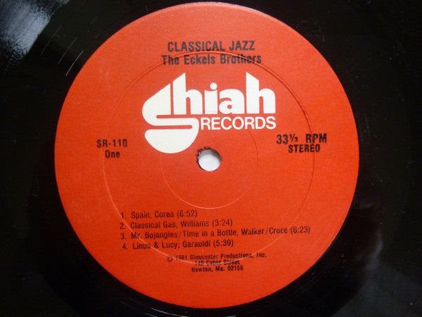 The Eckels Brothers : Classical Jazz (LP, Album)