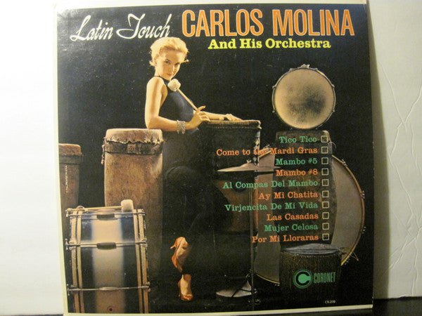 Carlos Molina And His Orchestra : Latin Touch (LP, Album, Mono)