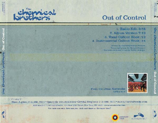 The Chemical Brothers : Out Of Control (Minimax, Single, Promo)