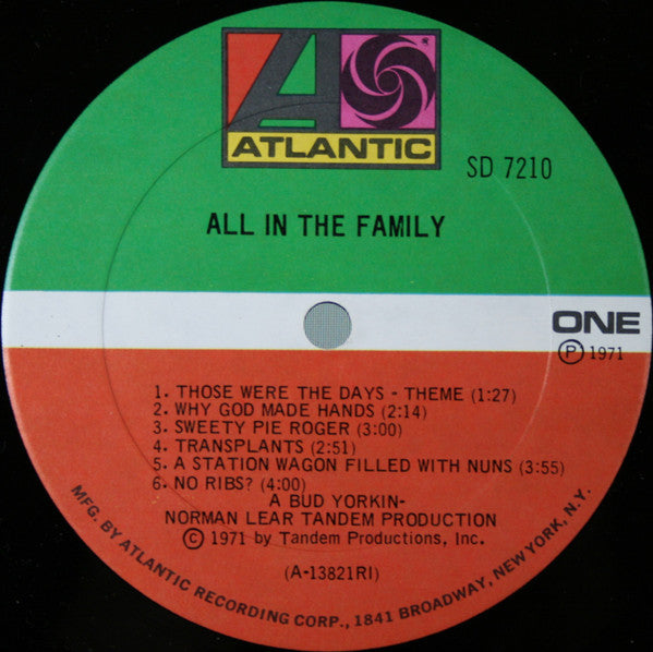 "All In The Family" Cast : All In The Family (LP, Album, Phi)