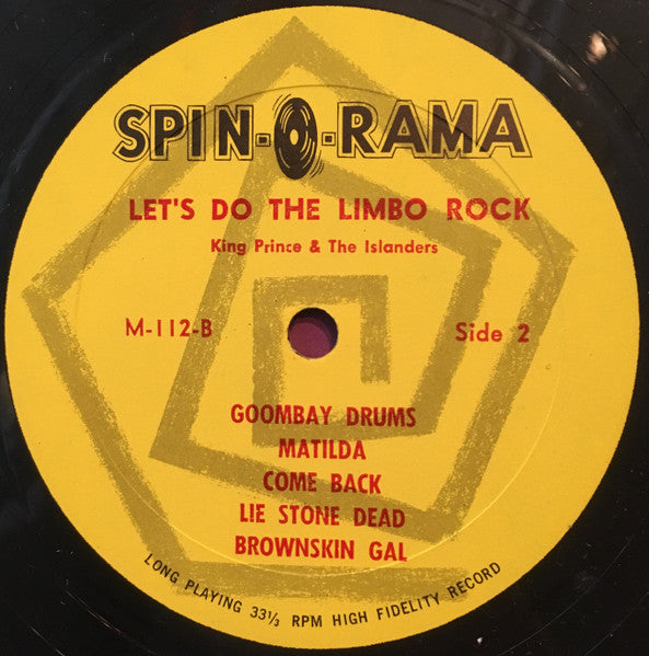 King Prince And The Islanders : Let's Do The Limbo Rock (LP, Album, Mono)