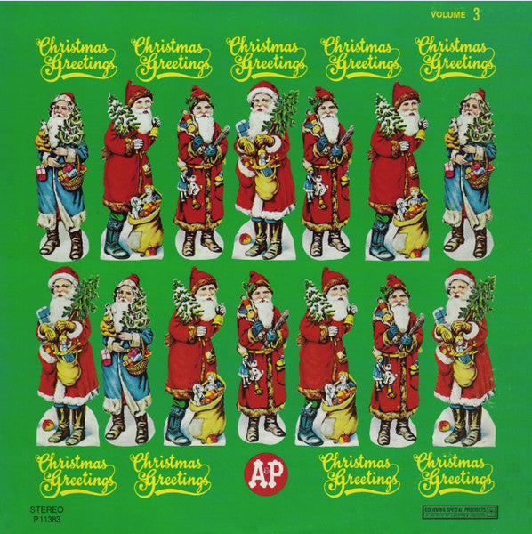 Various : Christmas Greetings Volume 3 (LP, Comp)