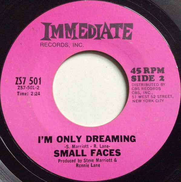 Small Faces : Itchycoo Park (7", Single, Pit)