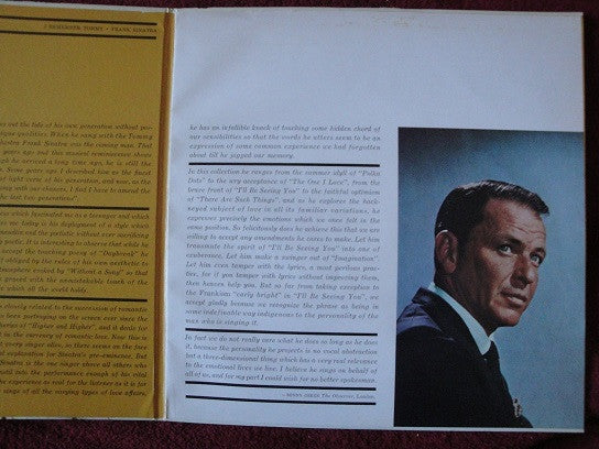 Frank Sinatra : I Remember Tommy (LP, Album, Mono, Die)