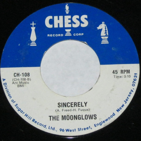 The Moonglows : The Ten Commandments Of Love (7", RE)