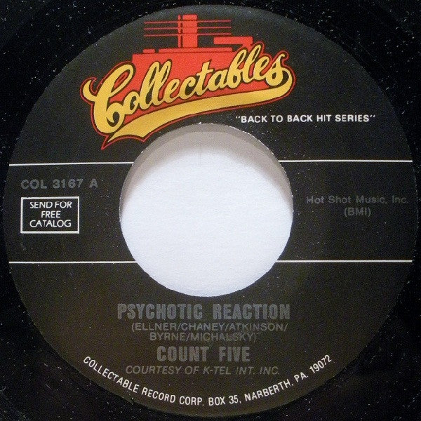 Count Five / The Pastel Six : Psychotic Reaction / Cinnamon Cinder (7")