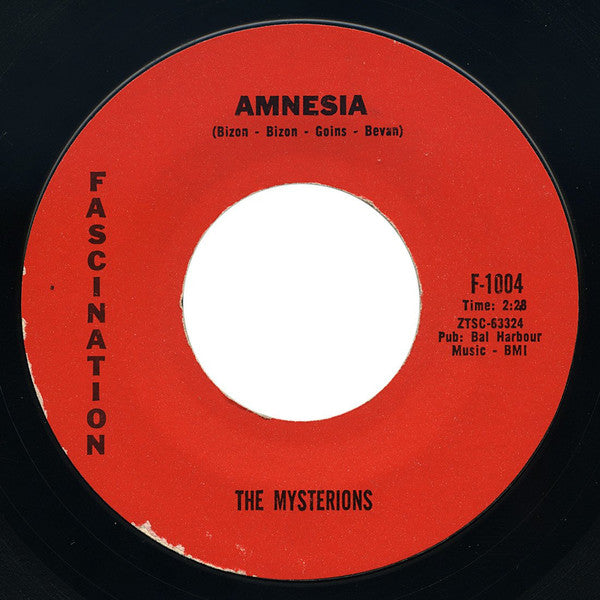 The Mysterions (2) : Transylvania / Amnesia (7", Single, Styrene)