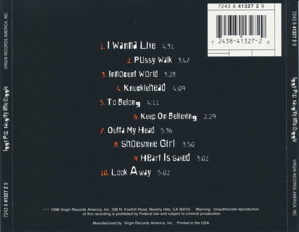Iggy Pop : Naughty Little Doggie (CD, Album)