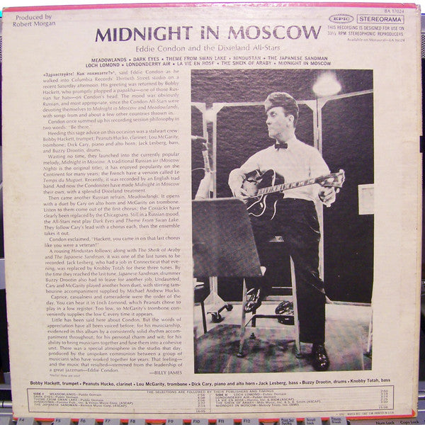 Eddie Condon And His All-Stars : Midnight In Moscow (LP, Album)