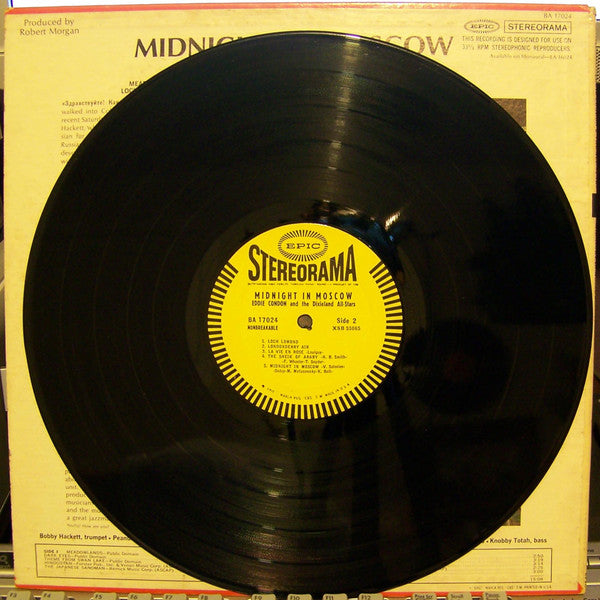 Eddie Condon And His All-Stars : Midnight In Moscow (LP, Album)