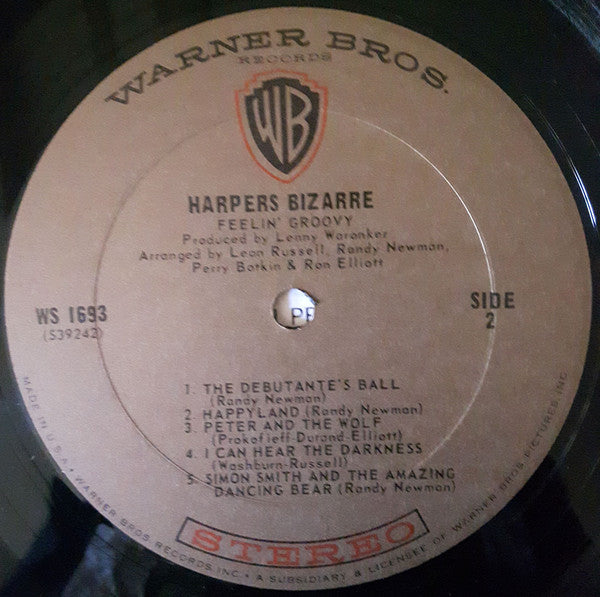 Harpers Bizarre : Feelin' Groovy (LP, Album)