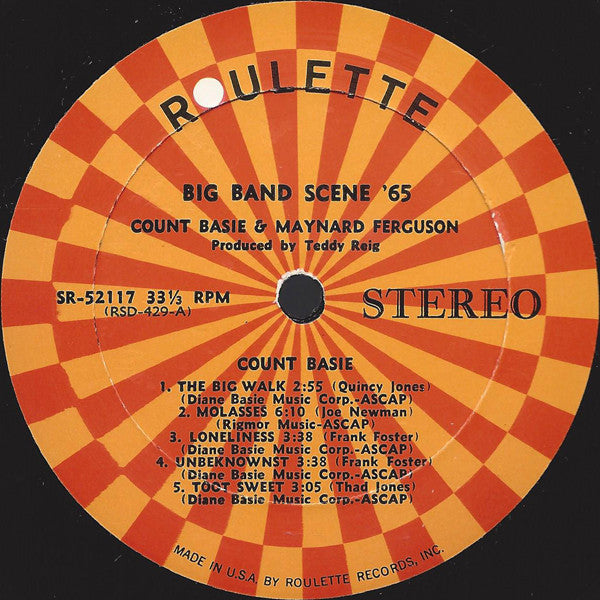 Count Basie & Maynard Ferguson : Big Band Scene '65 (LP, Album)