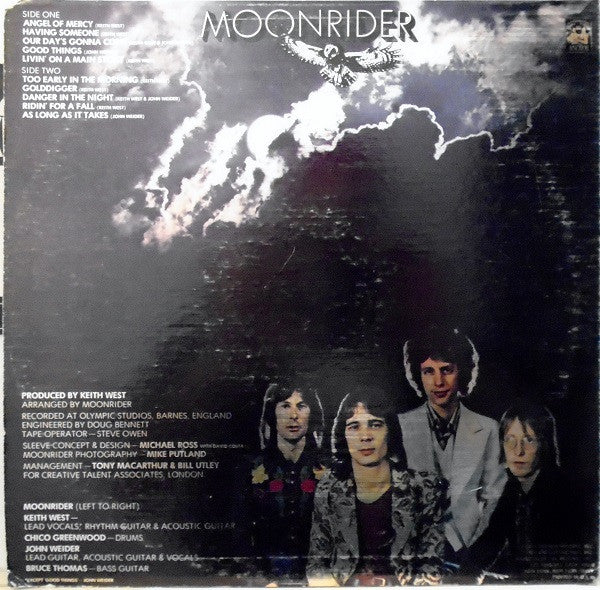 Moonrider (2) : Moonrider (LP, Album, Promo)