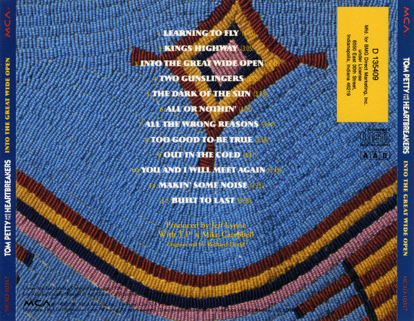 Tom Petty And The Heartbreakers : Into The Great Wide Open (CD, Album, Club, BMG)