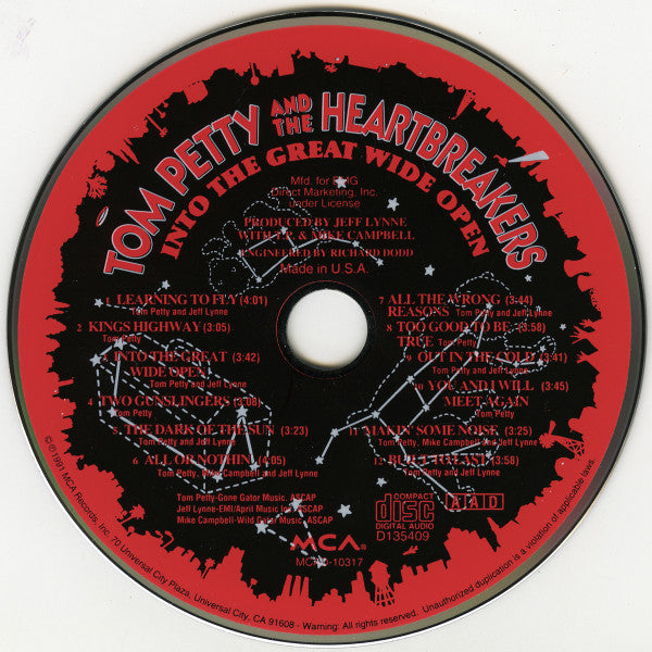 Tom Petty And The Heartbreakers : Into The Great Wide Open (CD, Album, Club, BMG)