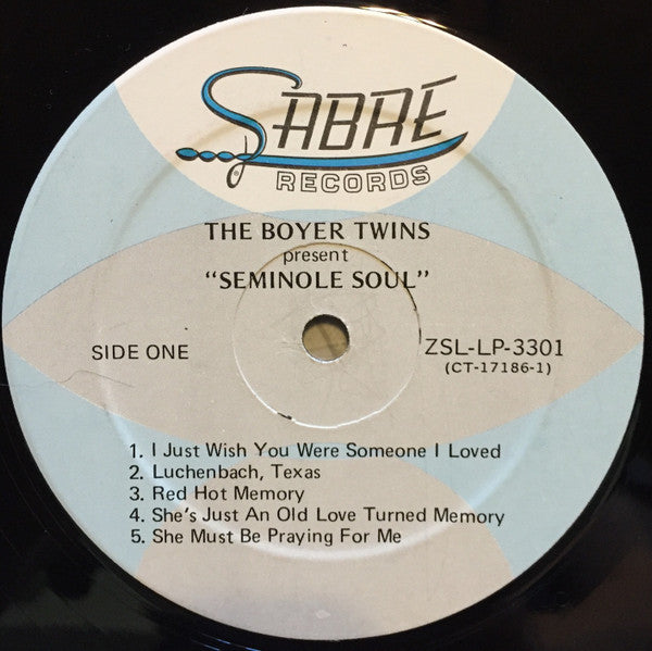 Boyer Twins : Seminole Soul (LP)
