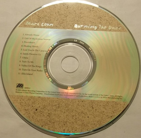 Marc Cohn : Burning The Daze (CD, Album)