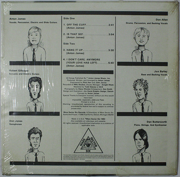 Anton James : Off The Cuff (12", EP)
