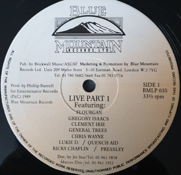 Various : Exterminator Live Part One (LP, P/Mixed)
