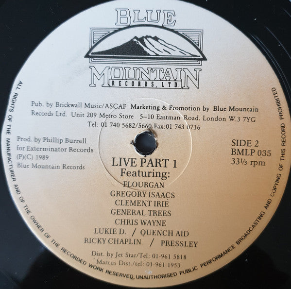 Various : Exterminator Live Part One (LP, P/Mixed)