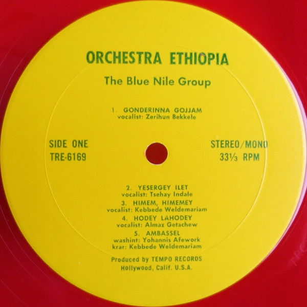 Orchestra Ethiopia : The Blue Nile Group (LP, Album, Red)