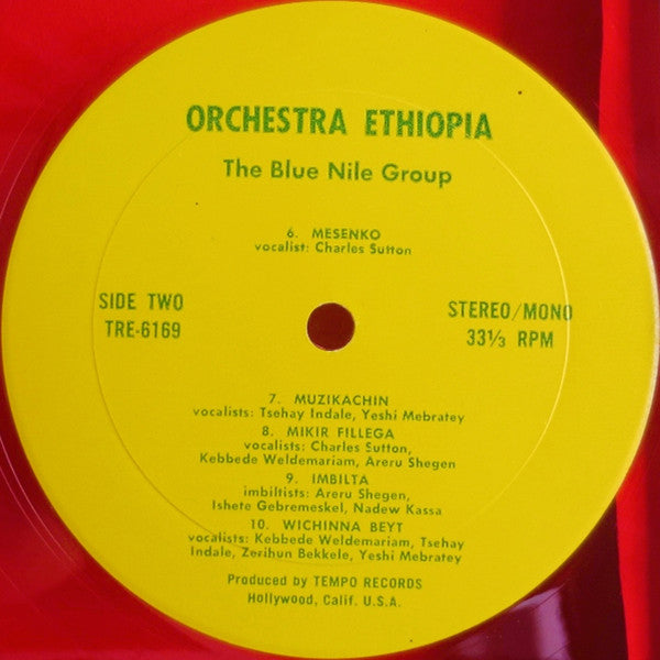 Orchestra Ethiopia : The Blue Nile Group (LP, Album, Red)